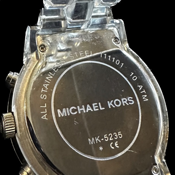 Michael Kors Clear Acrylic Watch - Picture 3 of 3